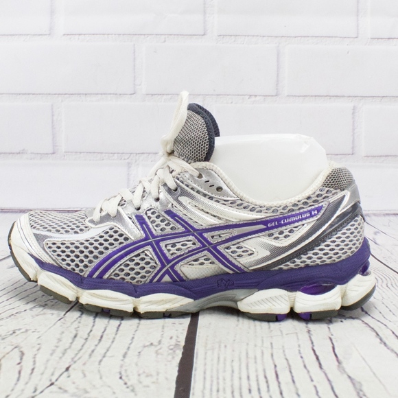 asics gel cumulus 14 purple